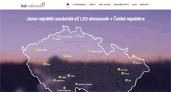 Desktop Screenshot of ledmultimedia.cz