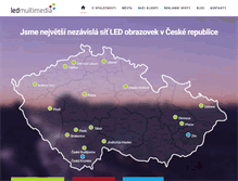 Tablet Screenshot of ledmultimedia.cz